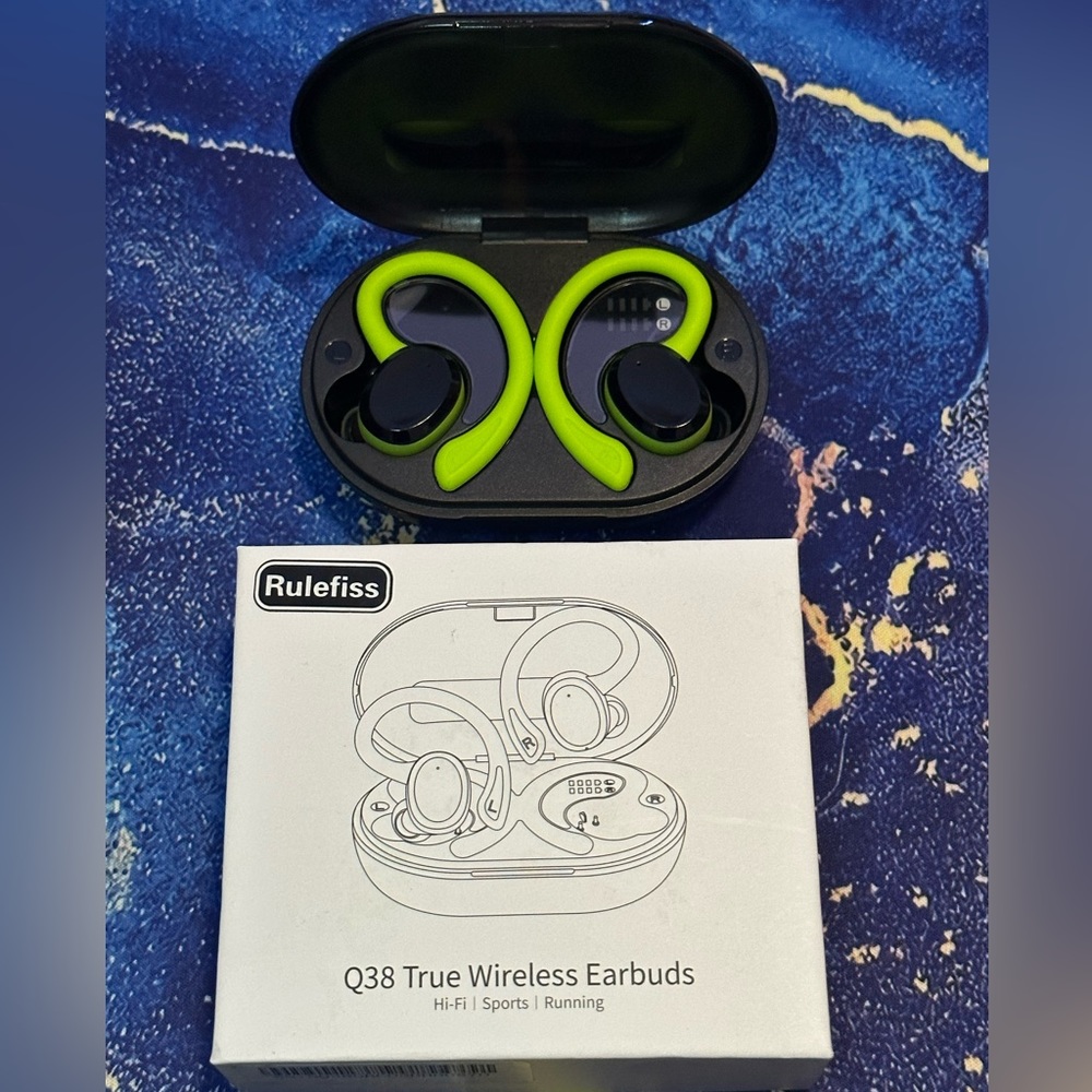 New - Wireless Earbuds Bluetooth 5.3 Headphones Over Ear
Waterproof Earphones